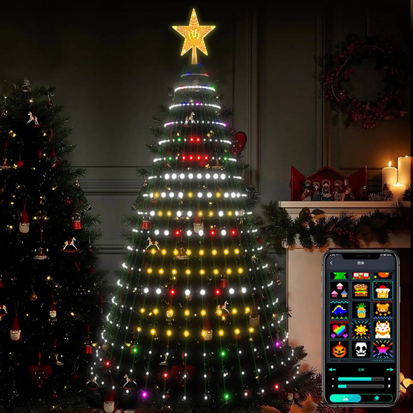 Smart LED Christmas Tree Lights - 2024 Pro Version