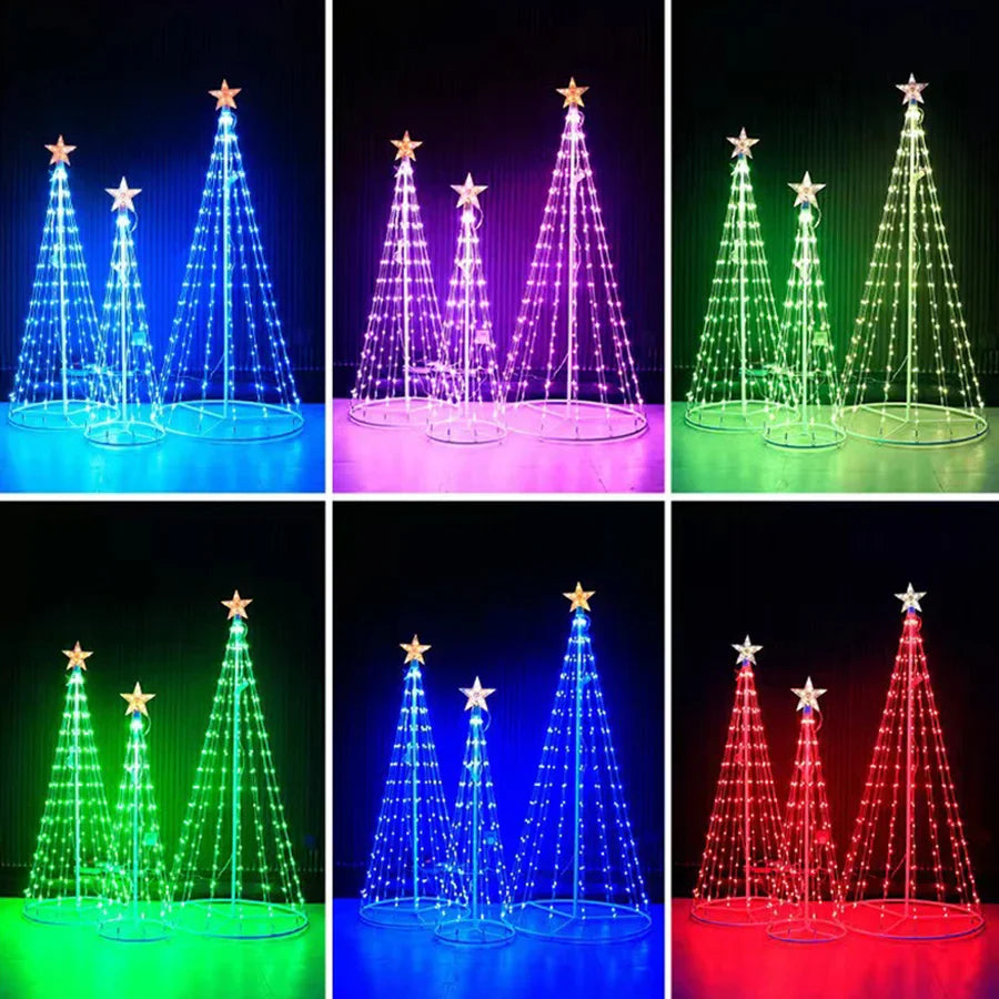 Smart LED Cone Stand Christmas Tree Lights - 2024 Version